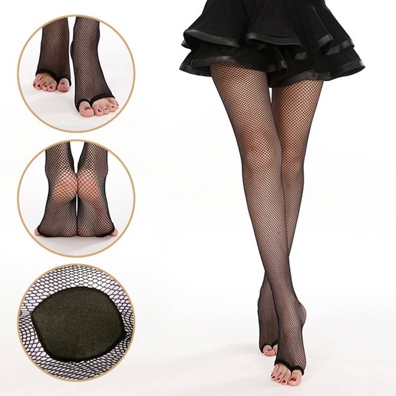 Fishnet Stocking Women - Stoking Jaring Latin Peep Toe Seksi,