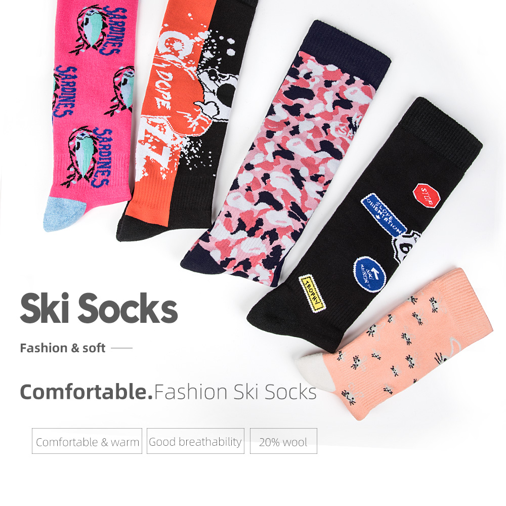 Wool Hiking Sock - Copozz Kolam Olahraga Ski Kaus Kaki