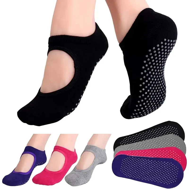 No Show Sock Women - Kaus Kaki Yoga Kebugaran Anti Selip