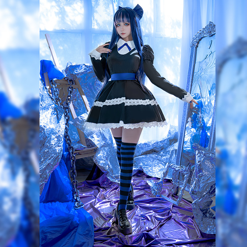 Knee High Sock Women - Panty & Stocking Anime dengan Garterbelt
