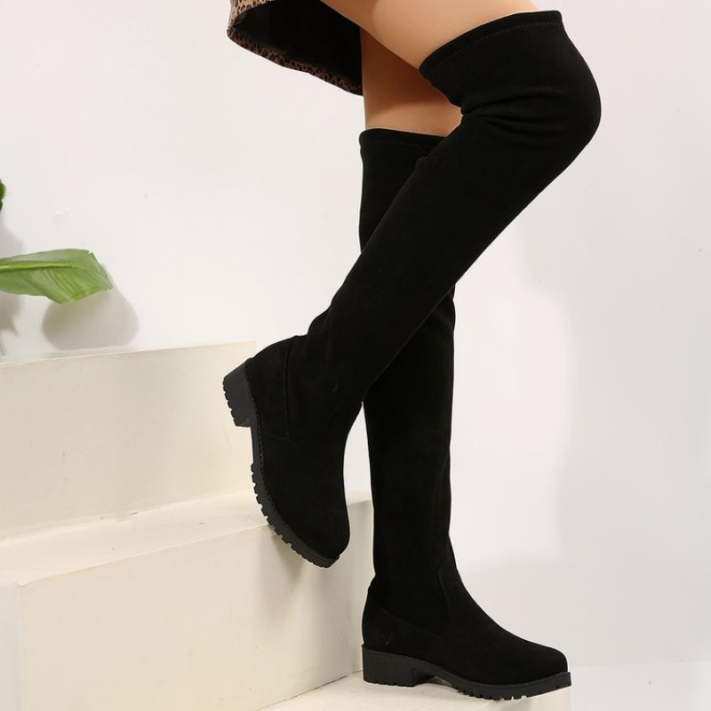 Sepatu Bot Wanita Di Atas Lutu - Knee High Sock Women ulasan dan harga