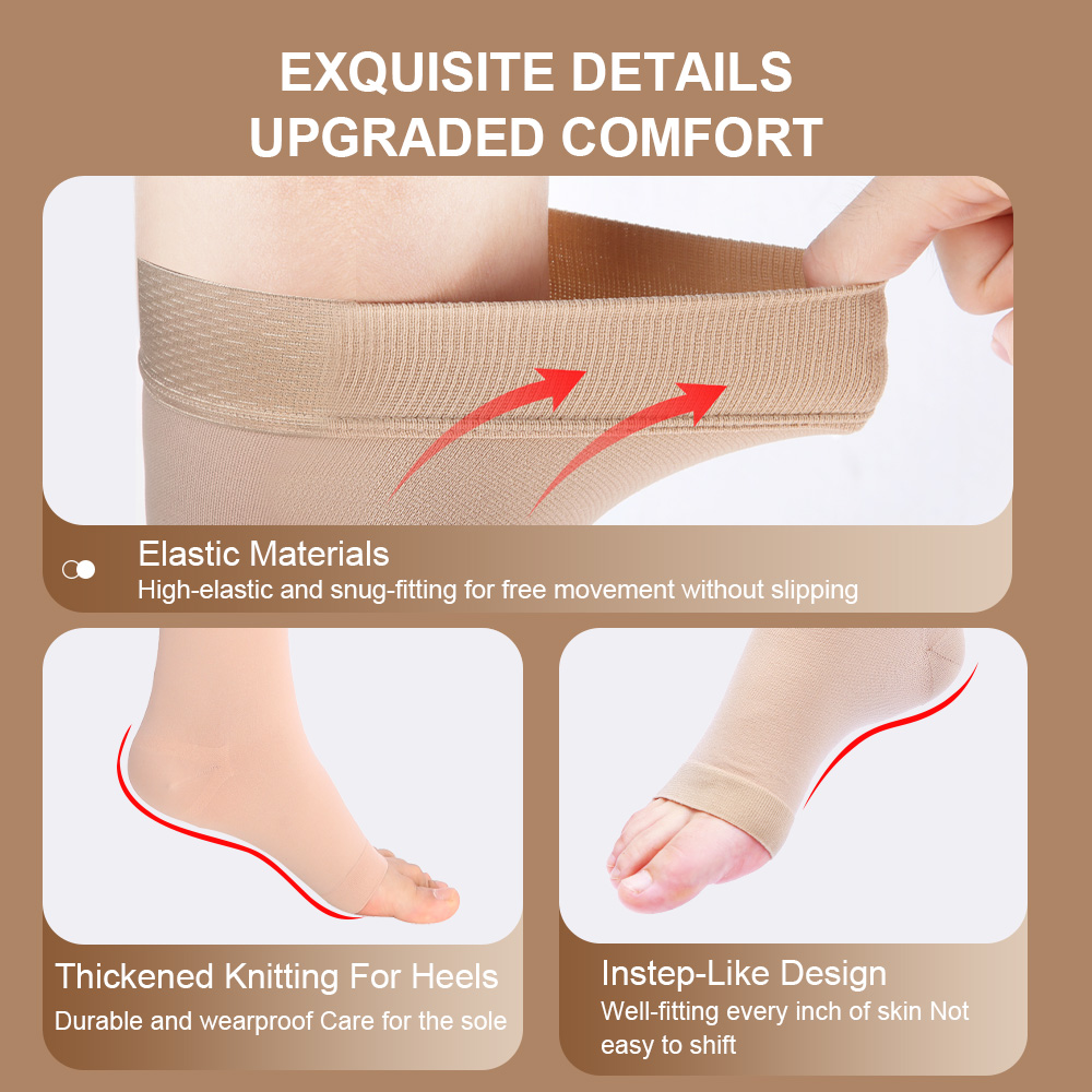 Kaus Kaki Kompresi Cofoe S-XXL - Compression Sock Medical ulasan dan harga