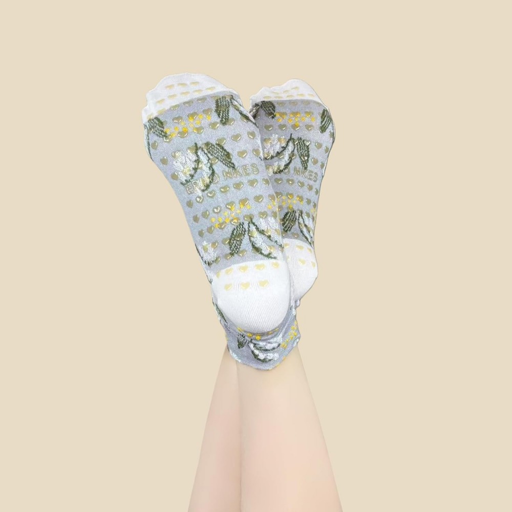 Kaus Kaki Yoga Jacquard Bermot - Grip Sock Yoga ulasan dan harga