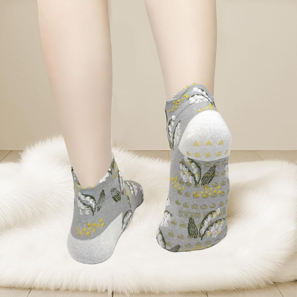 Kaus Kaki Yoga Jacquard Bermot - Grip Sock Yoga ulasan dan harga