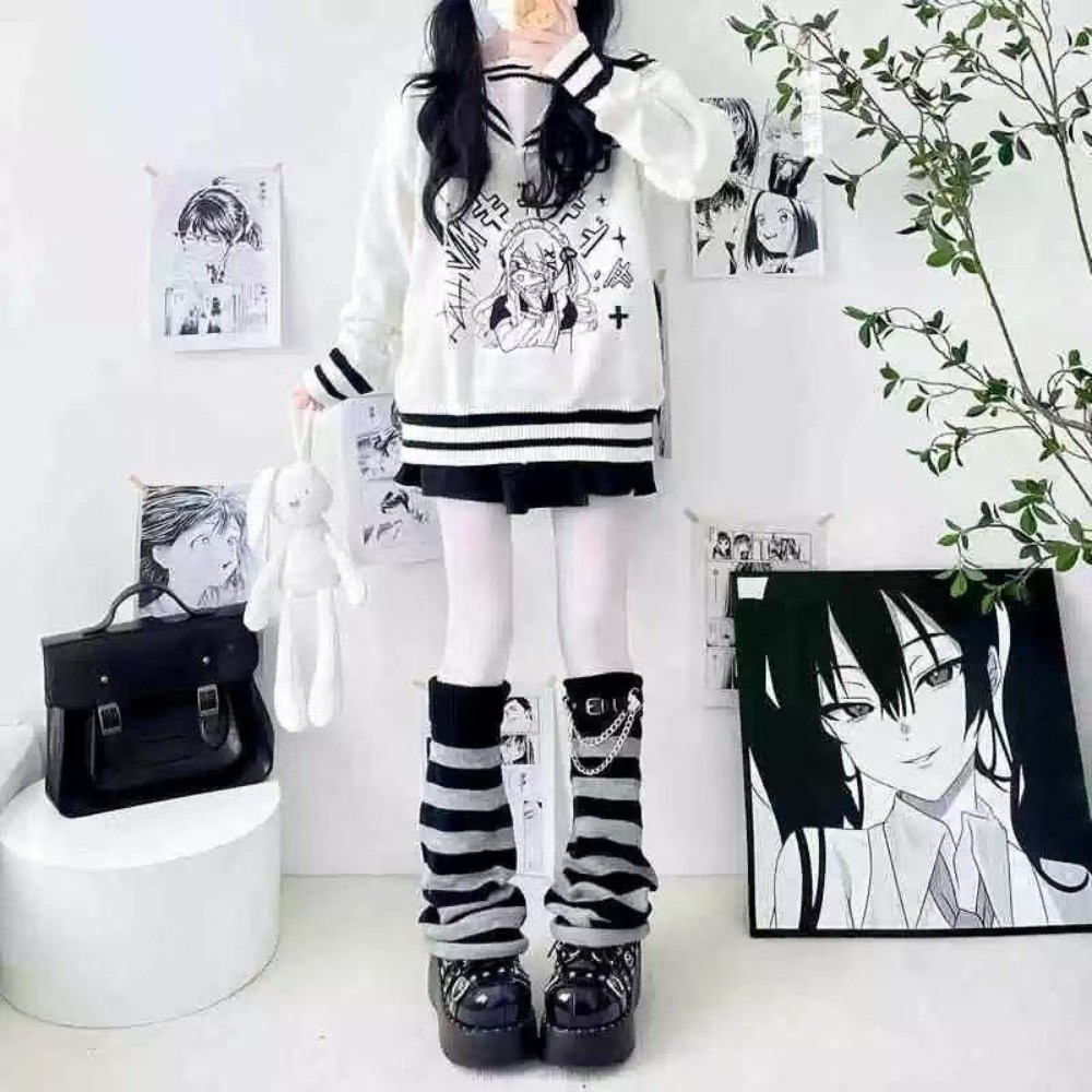 Penghangat Kaki Rajutan Gaya H - Boot Sock Slouchy ulasan dan harga