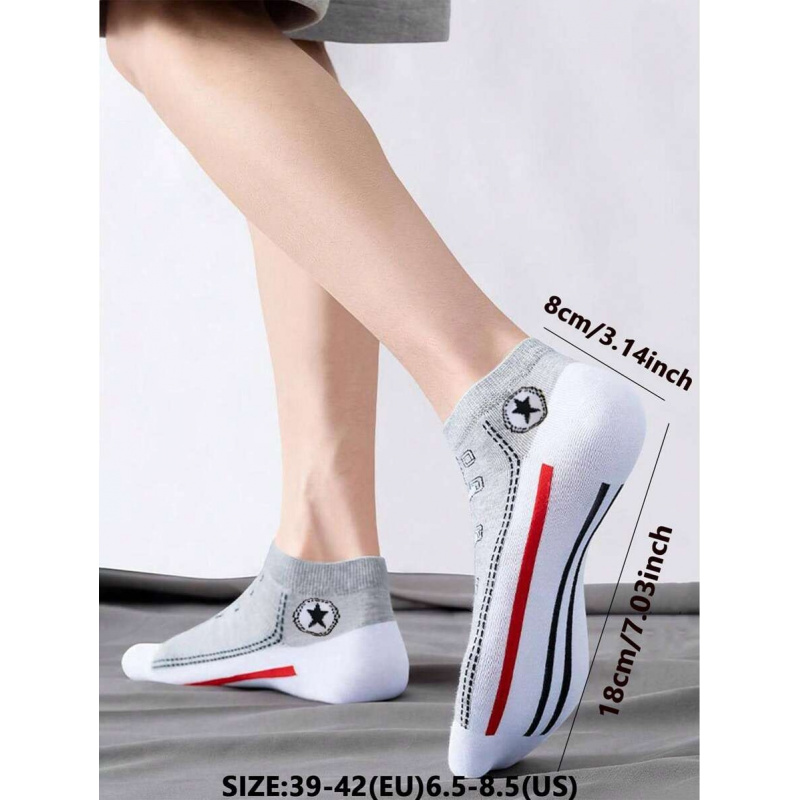 5/10 Pasang Kaus Kaki Pendek M - Ankle Sock Low Cut ulasan dan harga