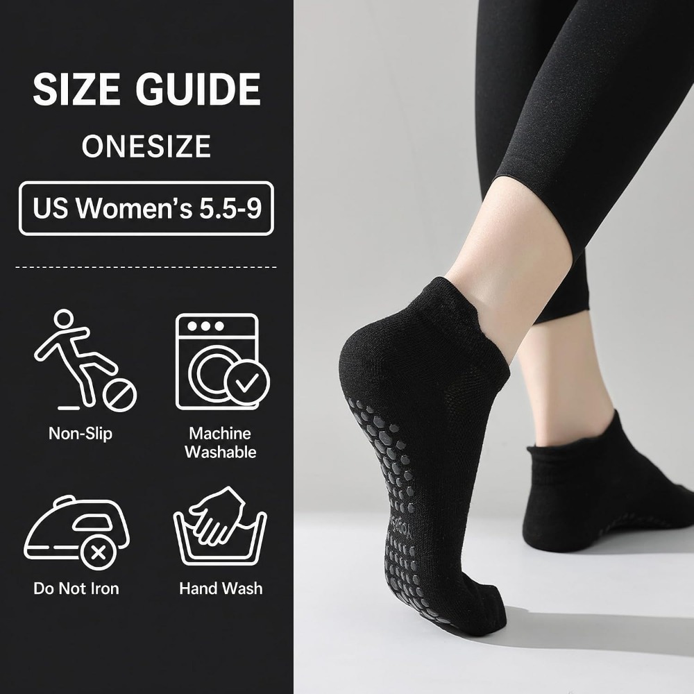 Kaos Kaki Anti Selip untuk Wan - Grip Sock Yoga ulasan dan harga