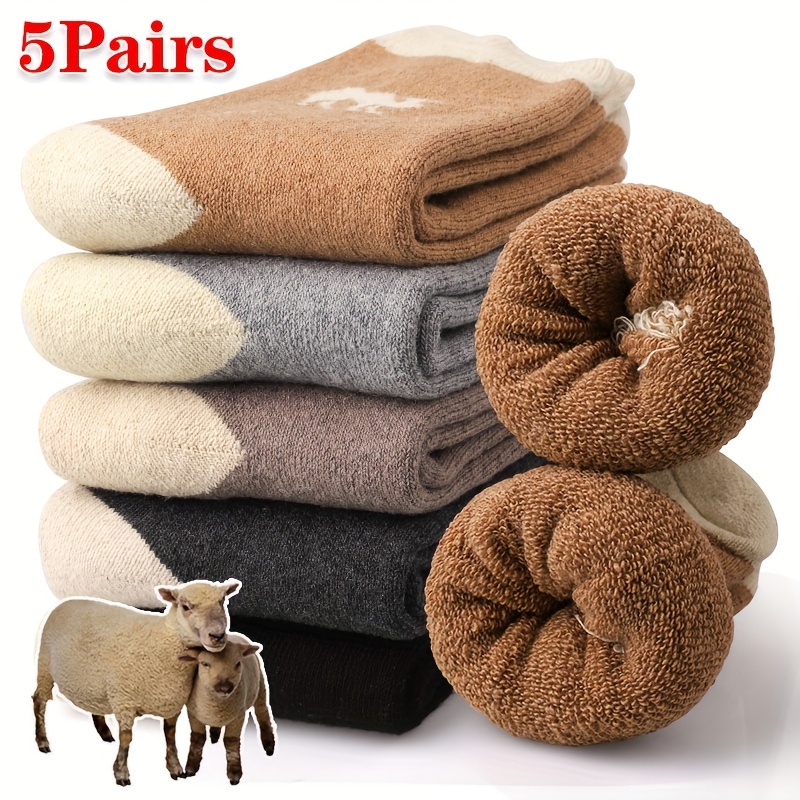 5 Pasang Kaus Kaki Musim Dingi - Thermal Sock Winter ulasan dan harga