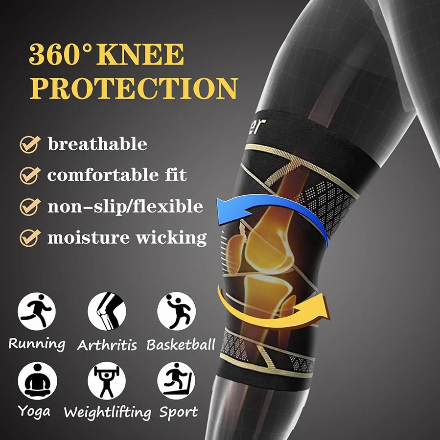 Penyangga Lutut Kompresi Serat - Compression Sleeve Calf ulasan dan harga