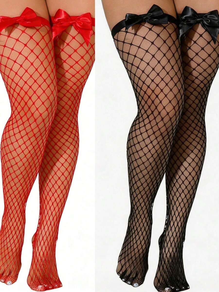Stoking Jaring Ikan Hias Pita, - Knee High Sock Women ulasan dan harga