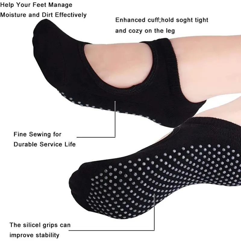 Kaus Kaki Yoga Kebugaran Anti  - No Show Sock Women ulasan dan harga