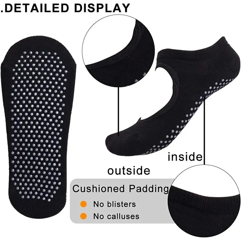 Kaus Kaki Yoga Kebugaran Anti  - No Show Sock Women ulasan dan harga